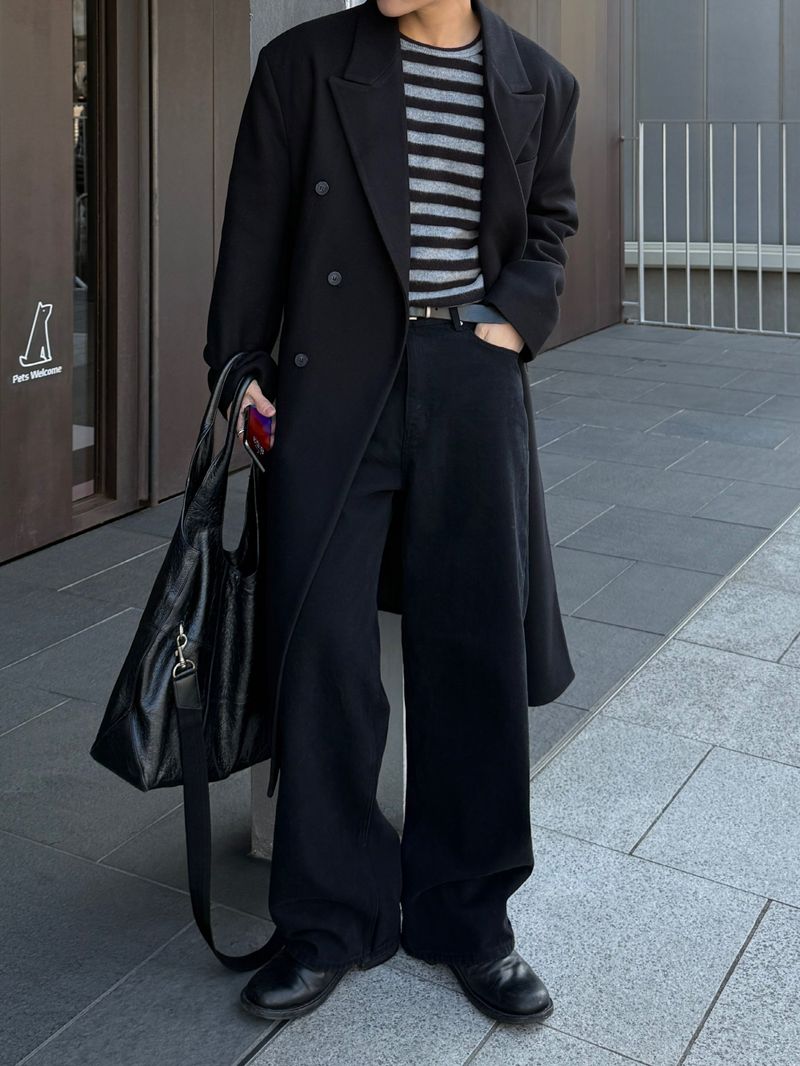 Fluff striped knitwear