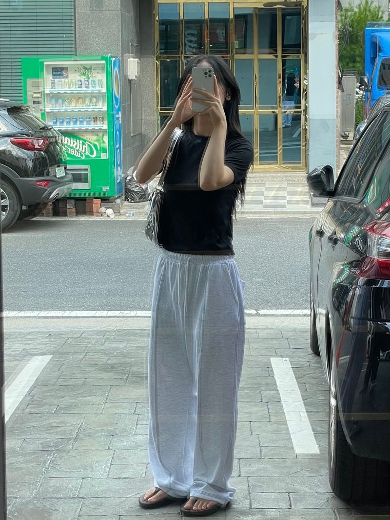 Tight slim half T