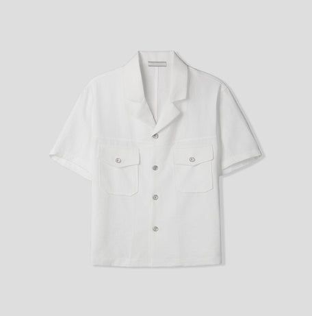 Morant Open Collar Short Sleeve Jacket