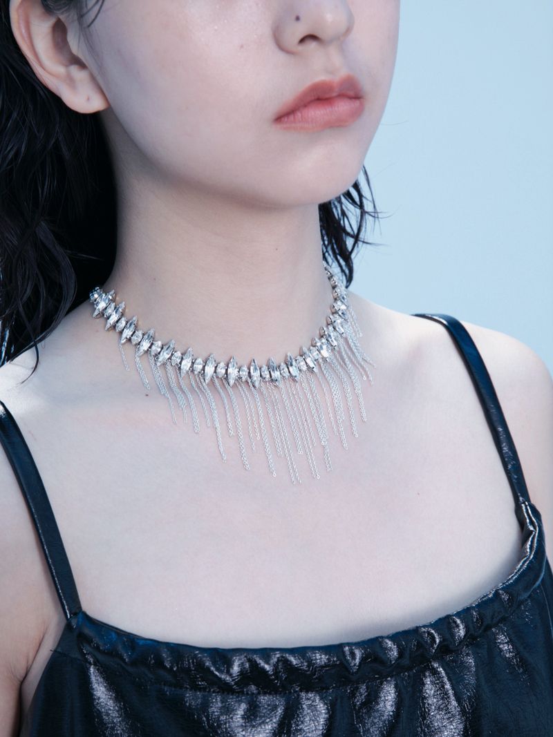 Fringe Choker Necklace - "Radlant' Collections