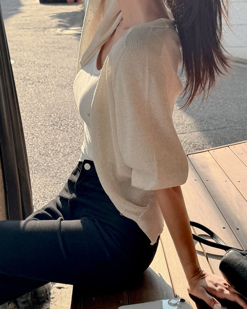 Rutavi knit cardigan