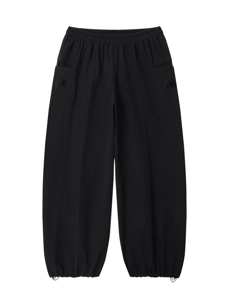 EARTHJIGU（アースジグ）の「ユニセックス ハンボック パンツ (BLACK)（パンツ）」