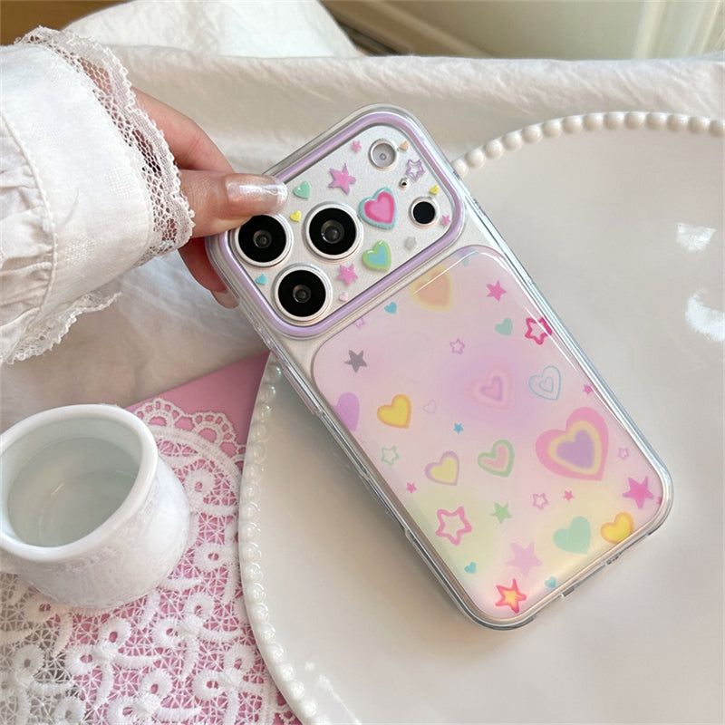 [1+1BOGO] Color Heart Gradient iPhone Case