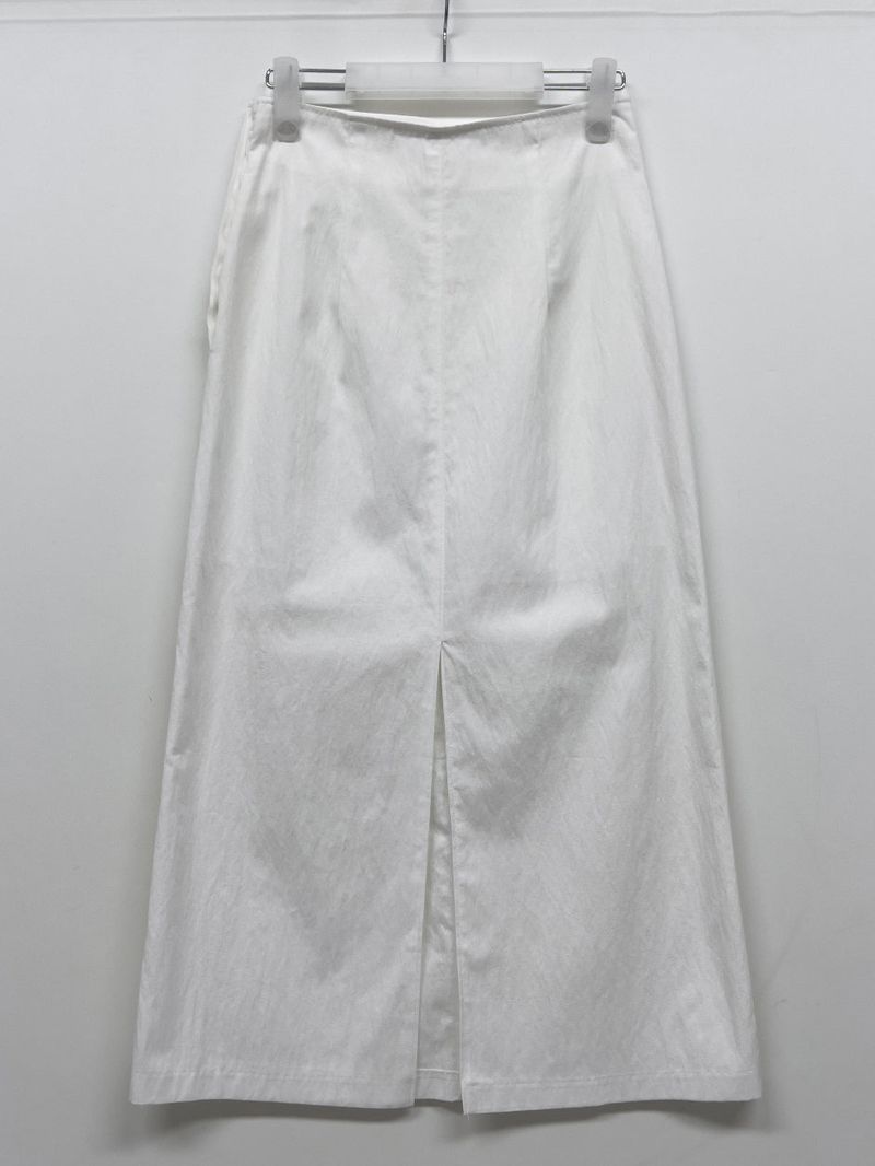 Cookie Button H-Line Long Skirt
