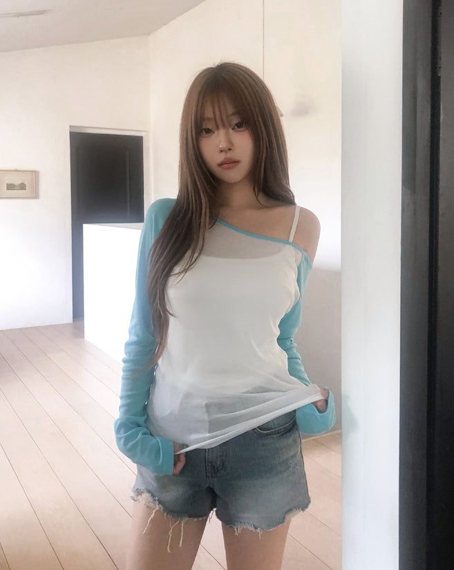 Perry Back Pocket Short Denim Shorts
