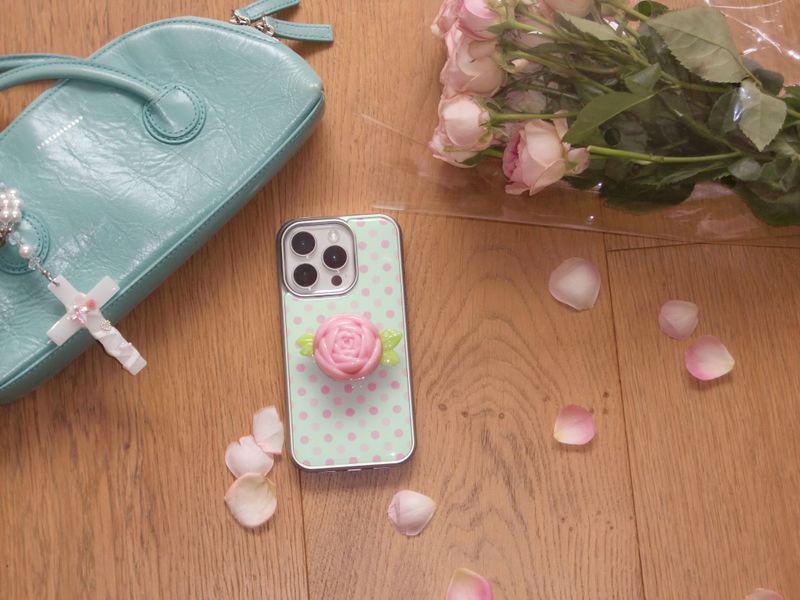 【マグセーフケース】Summer Dot Case_Mint