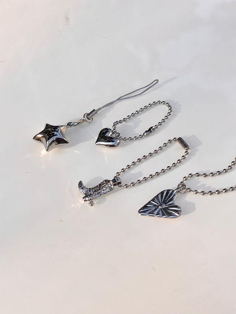 SILVER STARRR BALLOON Phone Chains / TREEFORFIVE345