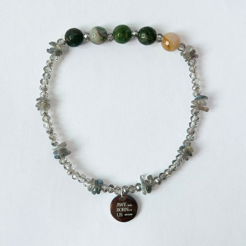 AWE BORN US（アボンアス）の「GEM STONE LABRADORITE BRACELET（Accessories）」