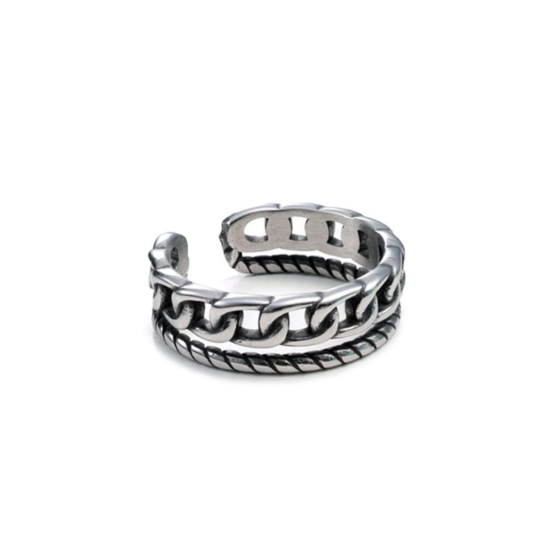 Rope Hollow Chain Ring