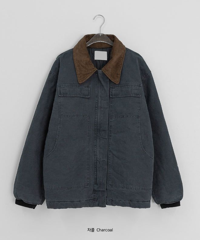 Shoji 3oz Washing Collar Quilted Jacket