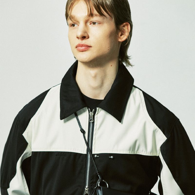 2way pierce biker jacket