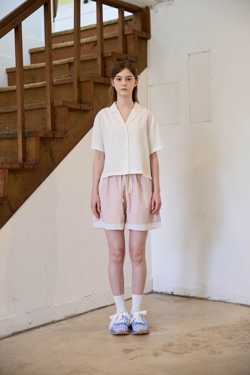 OPEN COLLAR HALF SHIRTS (3 COLORS)