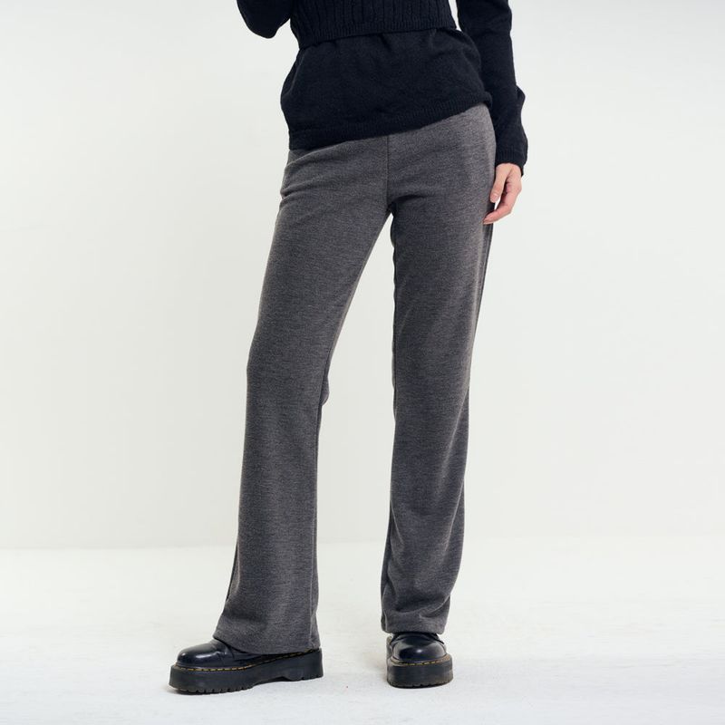 Wrap Skirt Pants Charcoal