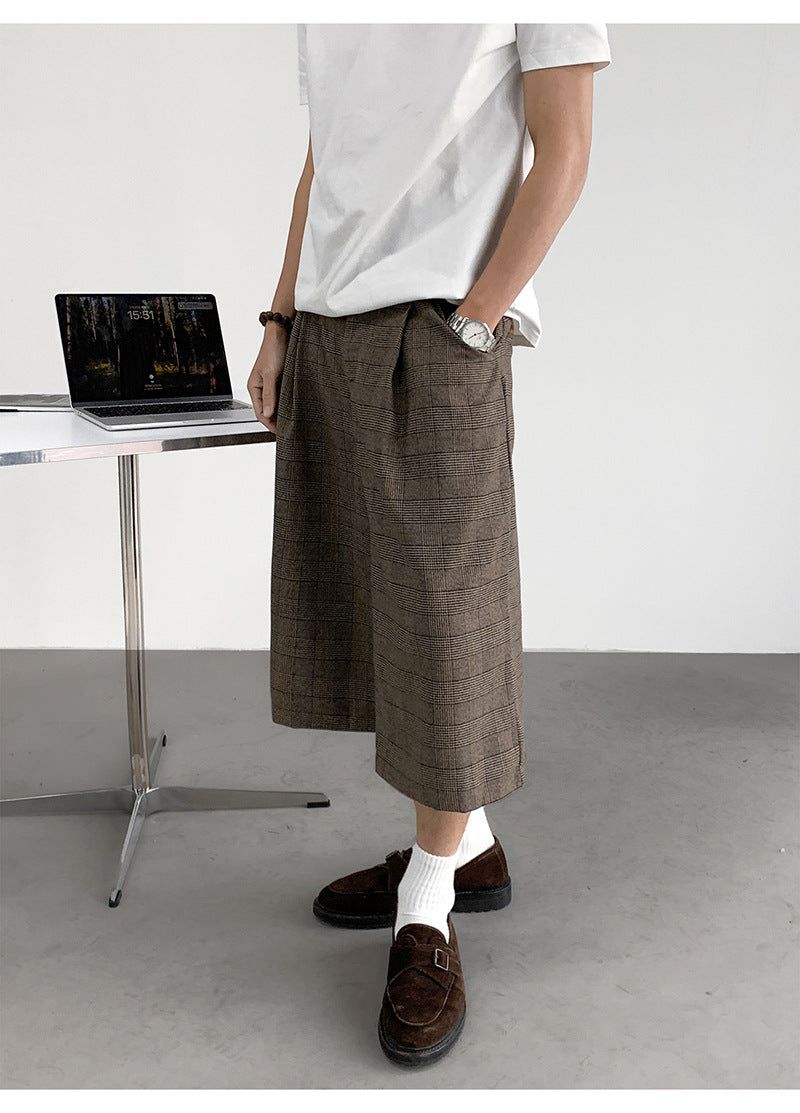 Hector Check Wide Culottes