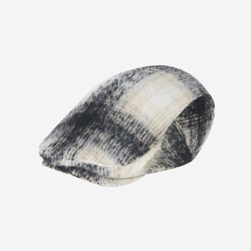 Tartan Check Hunting Cap (Black Check)