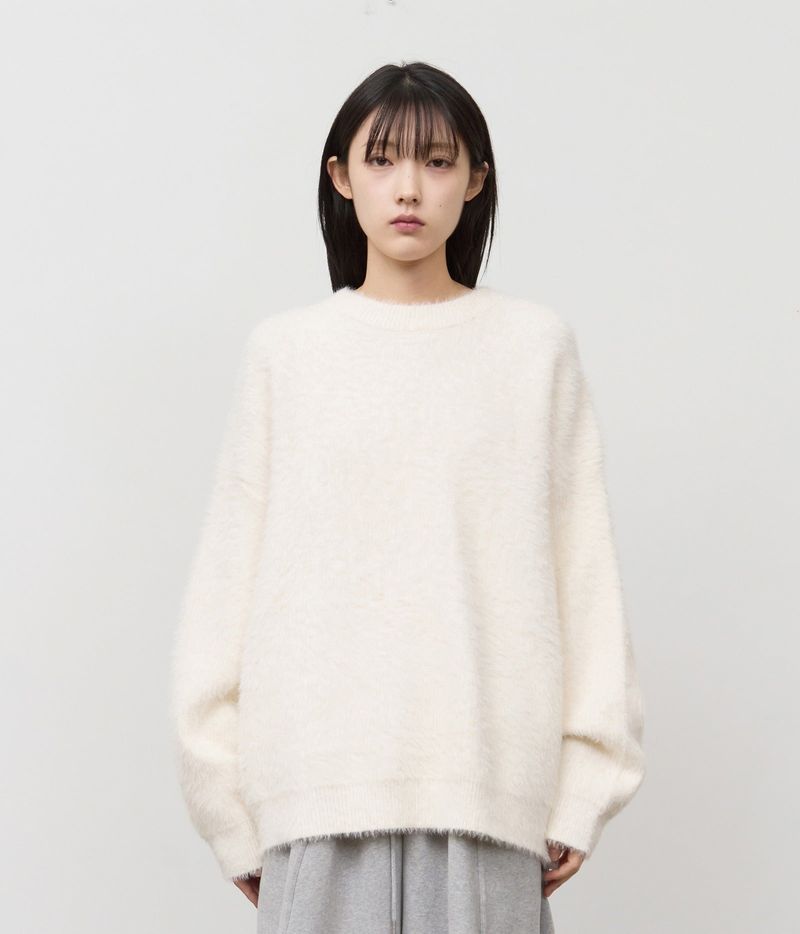 HIFIFNK(ハイファイファンク)の「Encho Hairy Cropped Knit(Tops)」