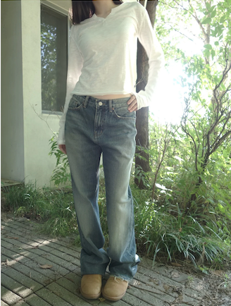 cube denim pants