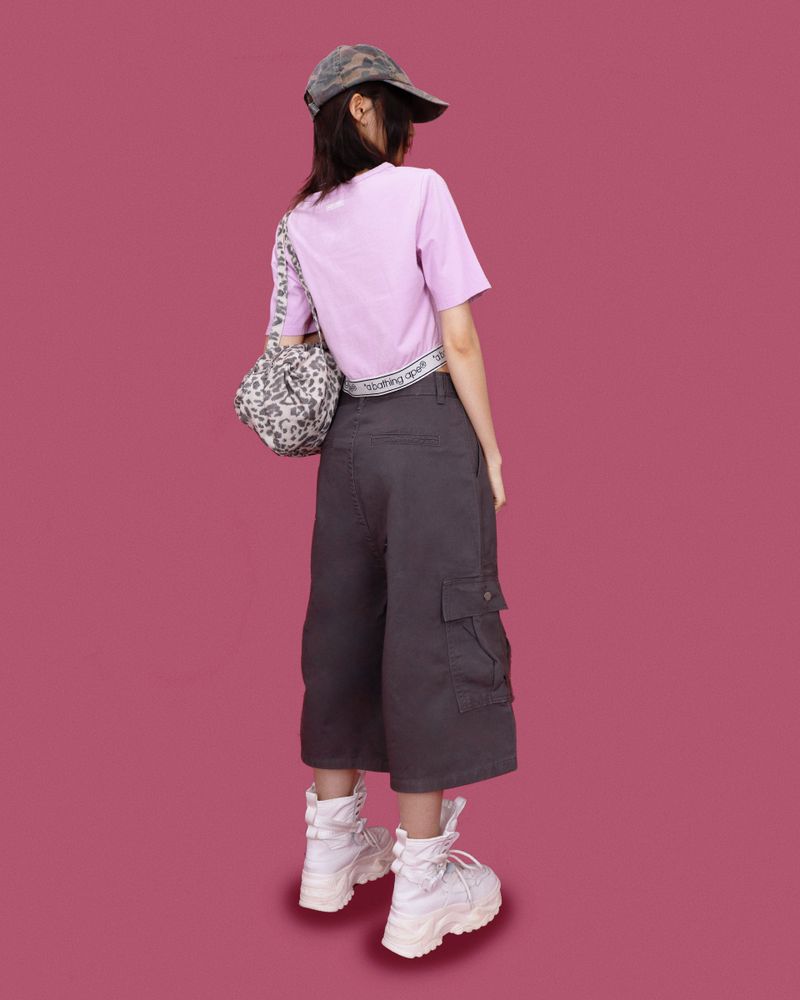 hamburger cargo bermuda pants