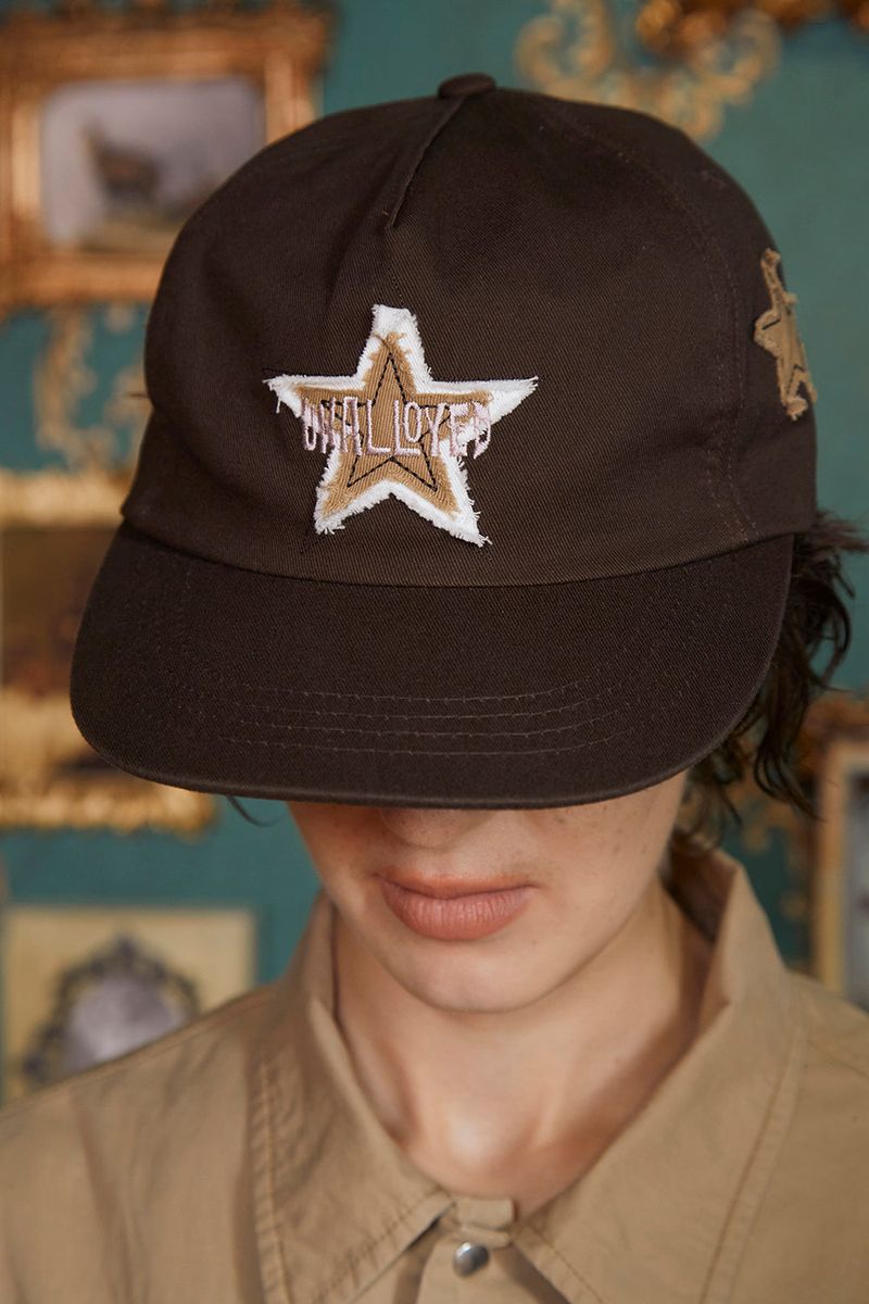 LOGO STAR CAP / BROWN