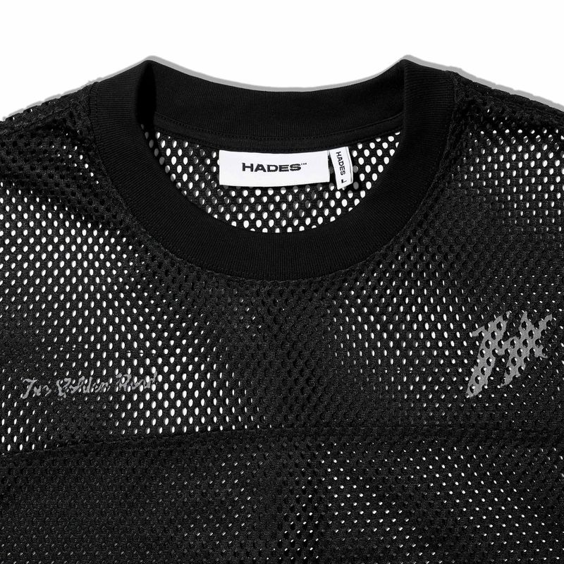 HADES 777 JERSEY MESH - BLACK