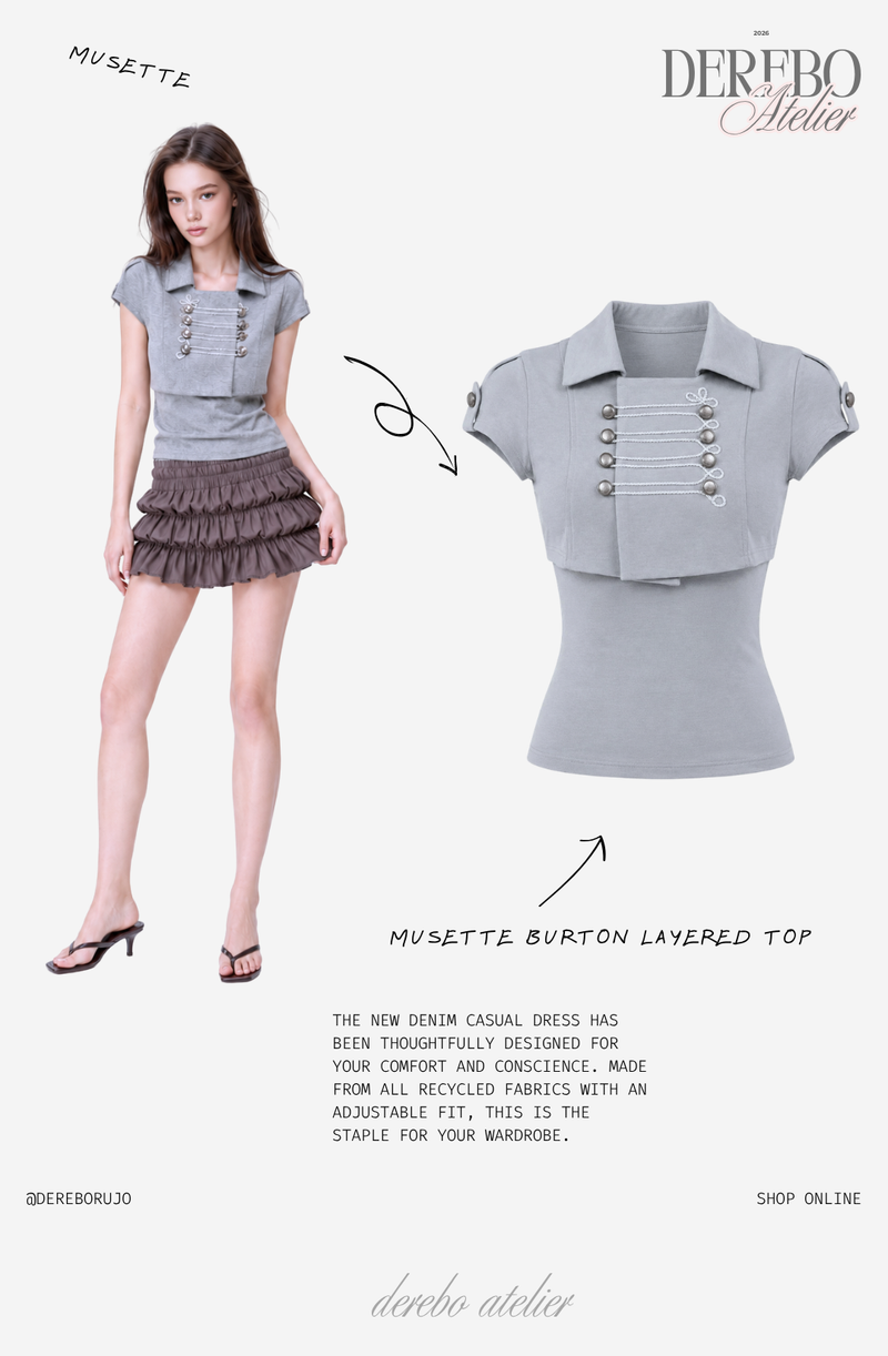 Musette Burton Layered Top
