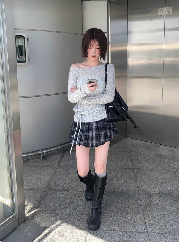 [Scarf SET] Shishu Soft One-Off Rib Knit