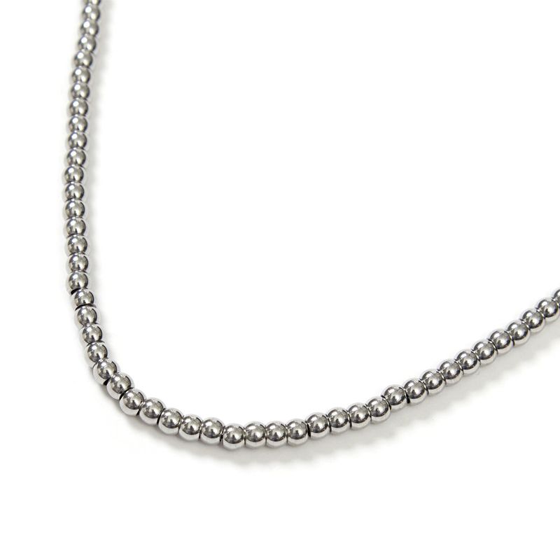 2way half ring & ball necklace