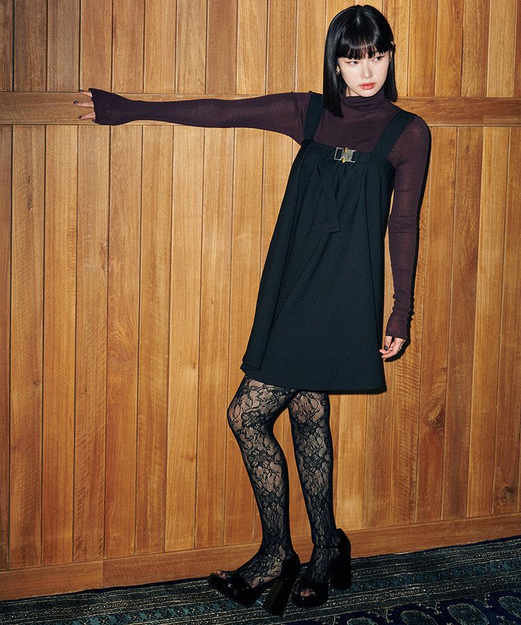 D05.00 Buckle point Dress_Black