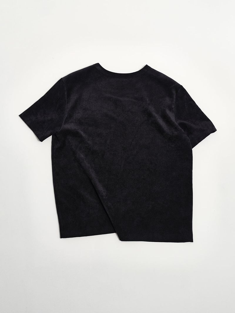CORDUROY T-SHIRT BLACK