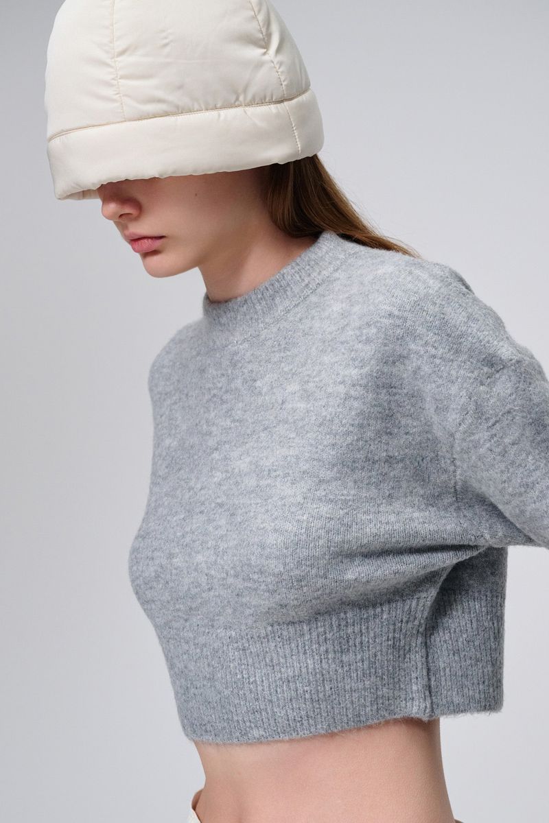 MUSHROOM padding hat_ivory