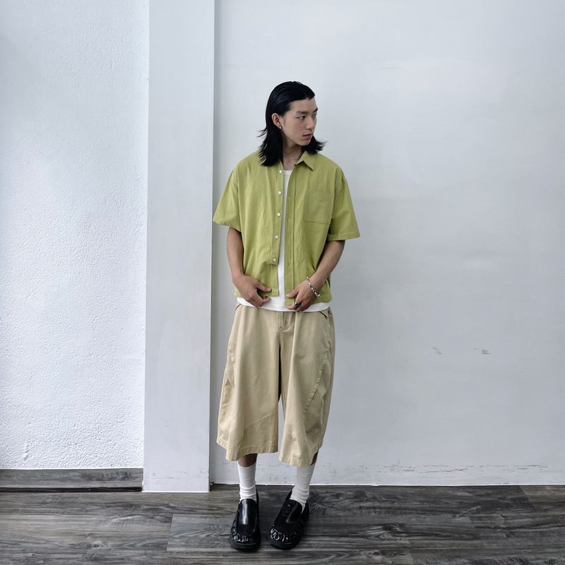 Haze Leaf Textured Shirt