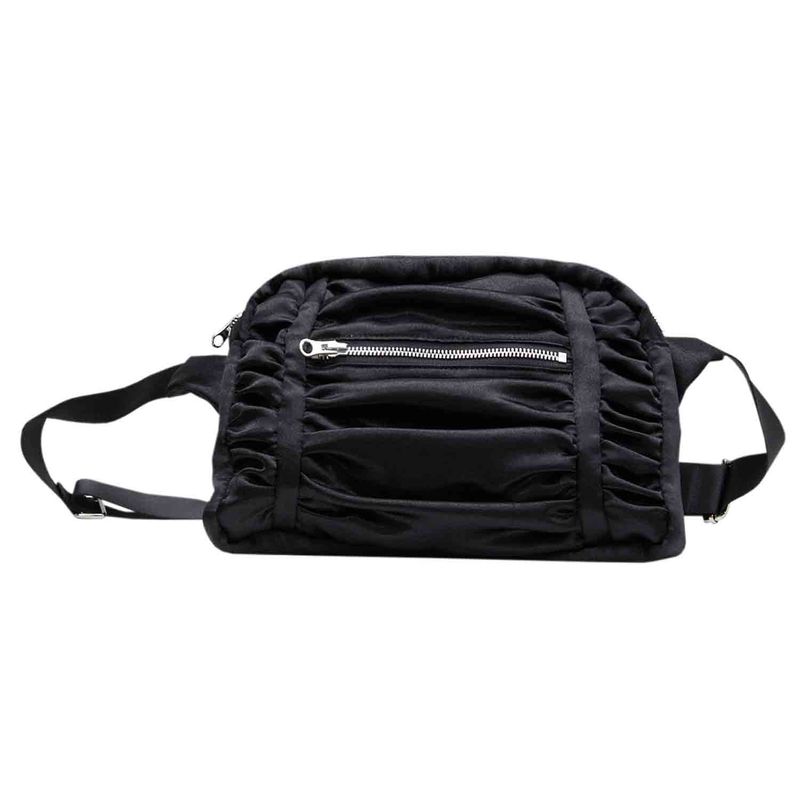 Luna shirring cross baga (black)