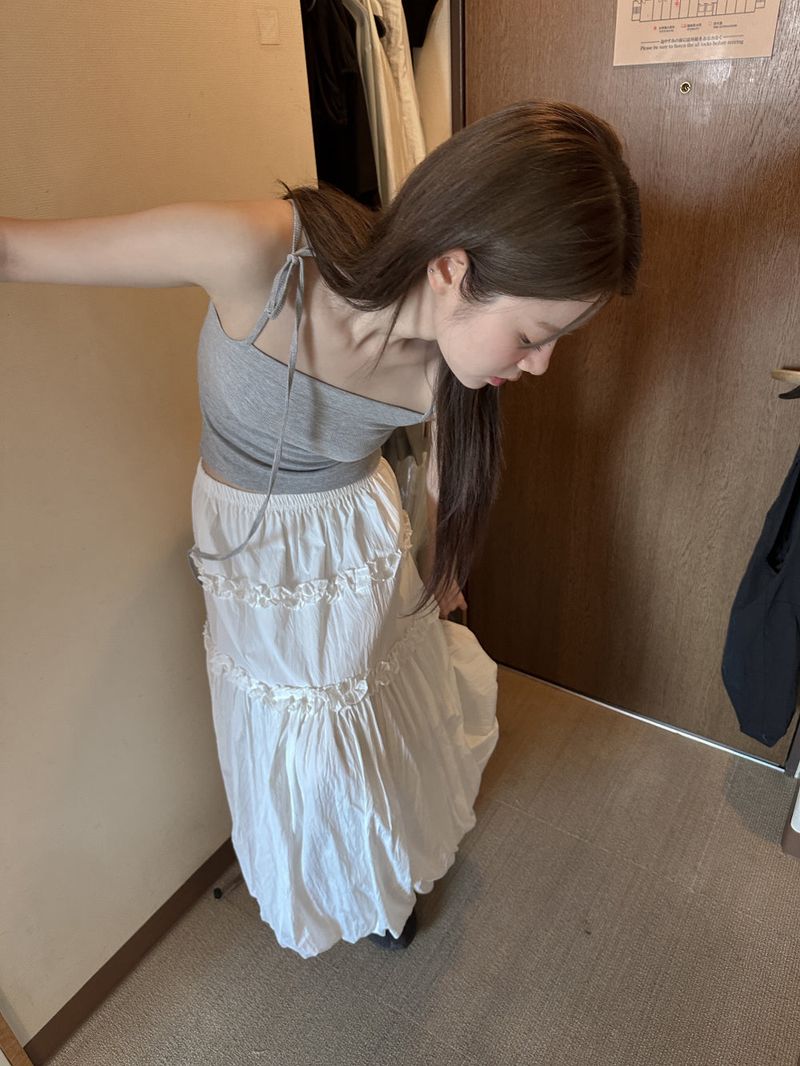FRILL PUFF SKIRT