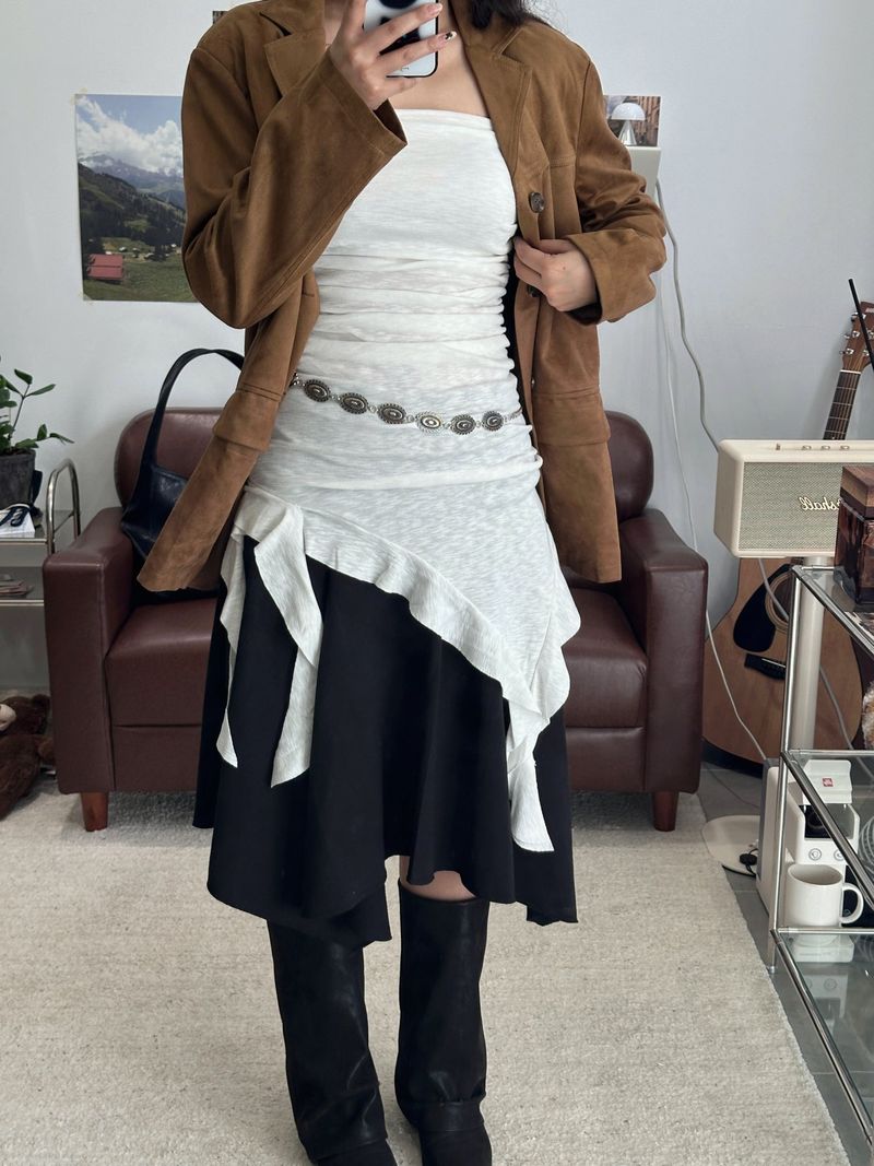 SLUB UNBALANCE DRESS