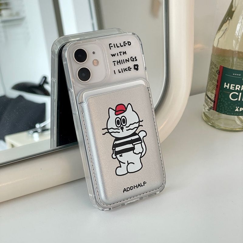 ADDHALF（アドハーフ）の「レッドキャップエディマグセーフカードウォレット（スマホグッズ/小物）」