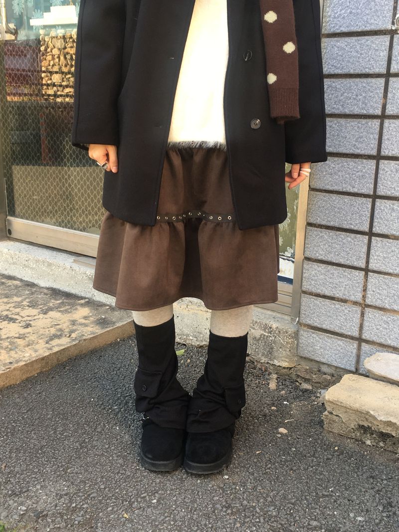 eyelet tier skirt