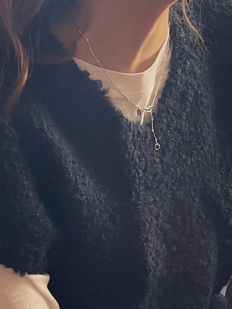 [Silver925] Rough Chain Necklace