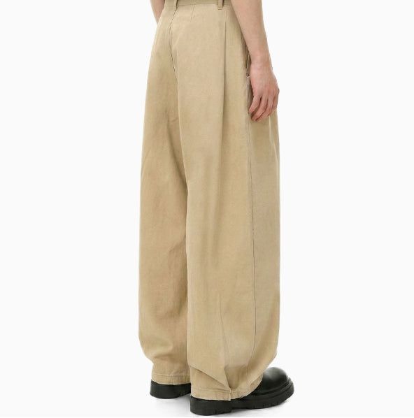 Wide Balloon Chino Pants Beige