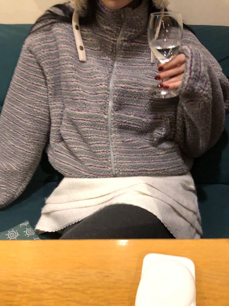 [MADE] CULTIN STRIPE DUMBLE ZIP-UP
