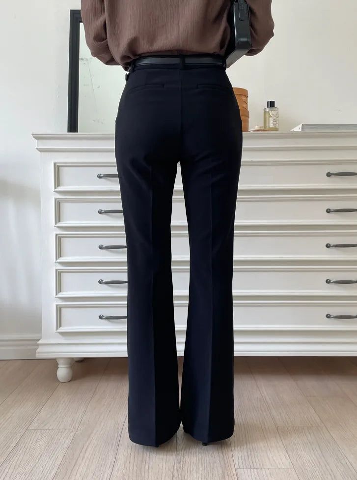 Heps Banding Span Bootcut Slacks
