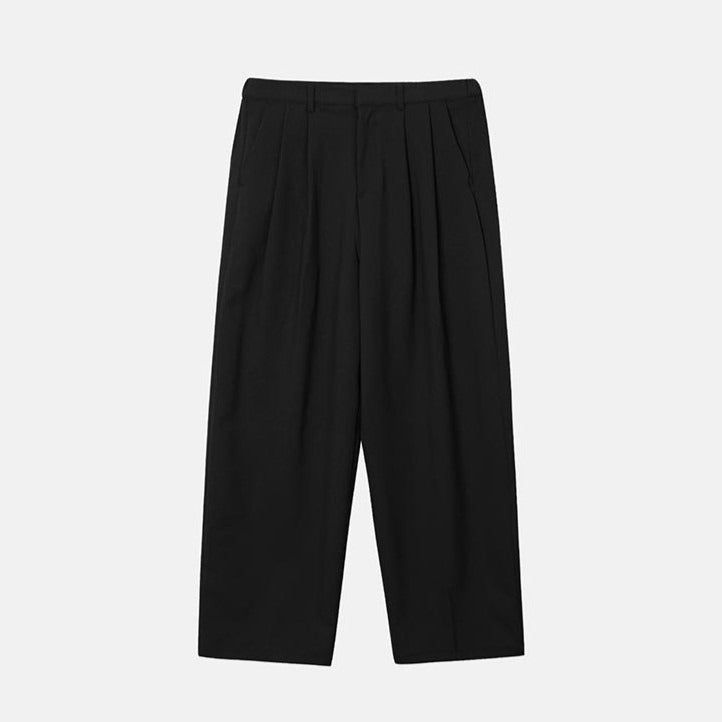 ASCLO Deep Two Tuck Wide Slacks (4color)
