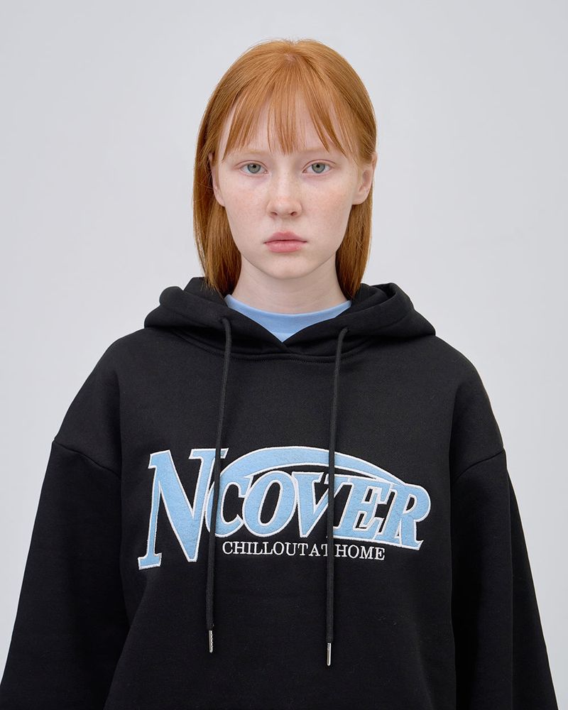 SWING LOGO HOODIE - BLACK