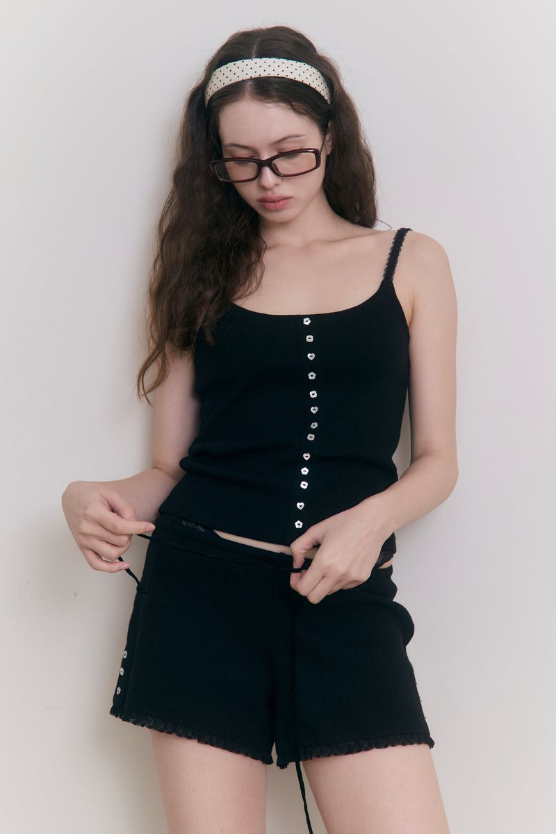 Sweet Dreams Lace Shorts (Black)