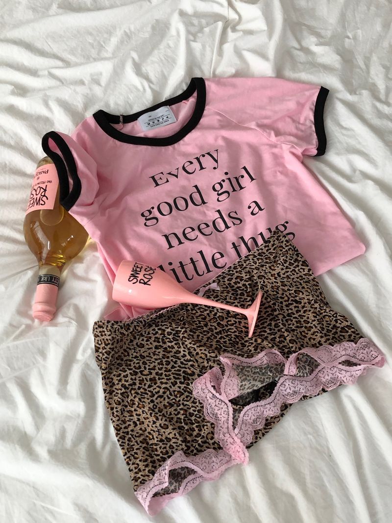 (3 colors) Thug Girl Ringer T