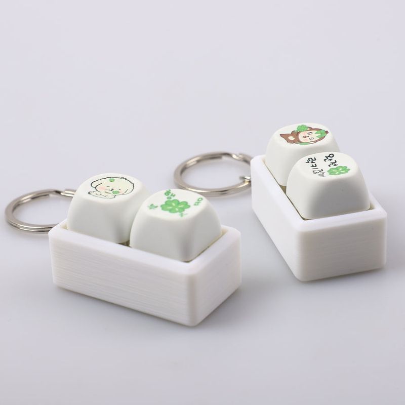 Lucky Charm Fidget Keycap Keychain