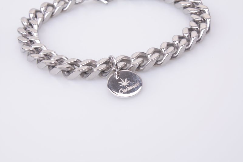 STAINLESS STEEL BRACELET MEDIUM CHAIN SSBMM09