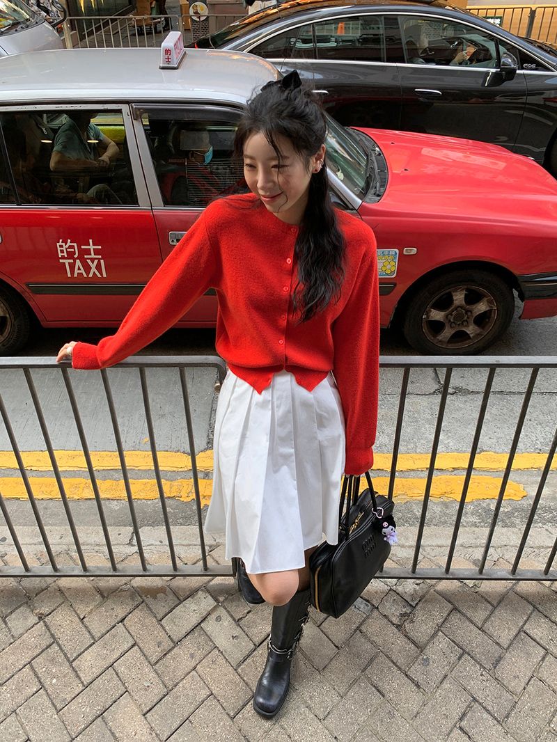 [MADE] Belto pintuck mini skirt
