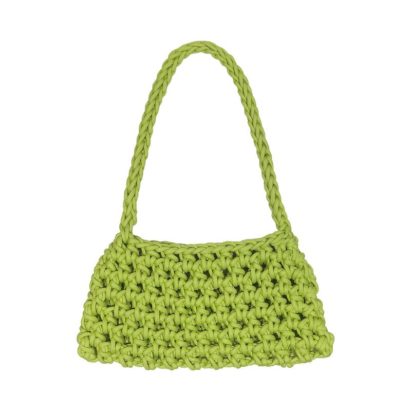 empty room(エンプティールーム)の「fruit net hobo bag (lime)(Bags)」