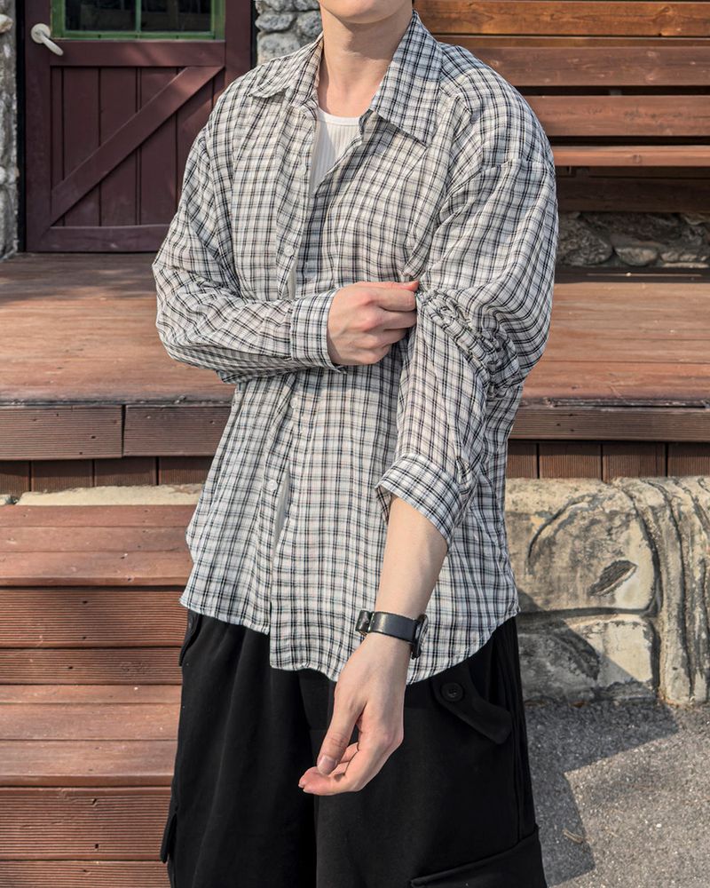 Focus Seersucker Check Shirt