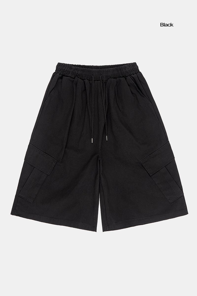 Cedric maxi cargo banding bermuda pants